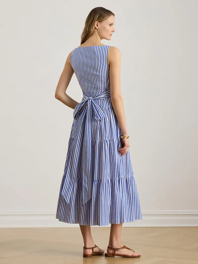 Abito blu / bianco miniatura 3