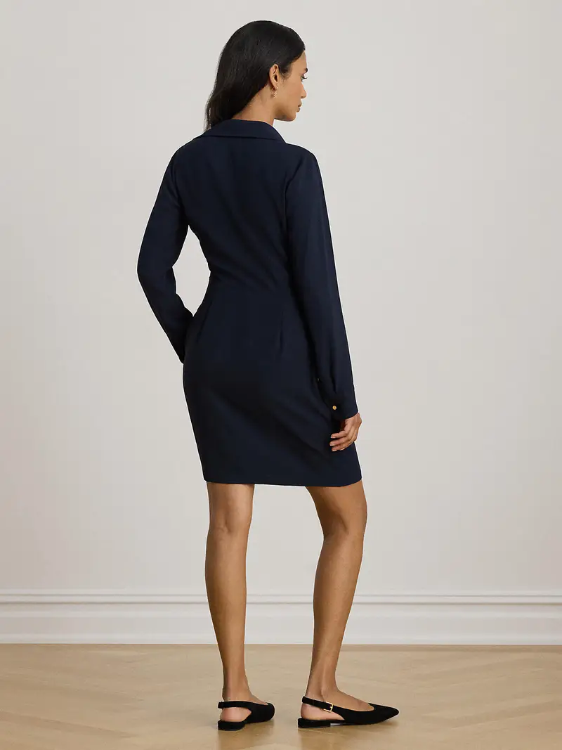 Abito camicia navy miniatura 3