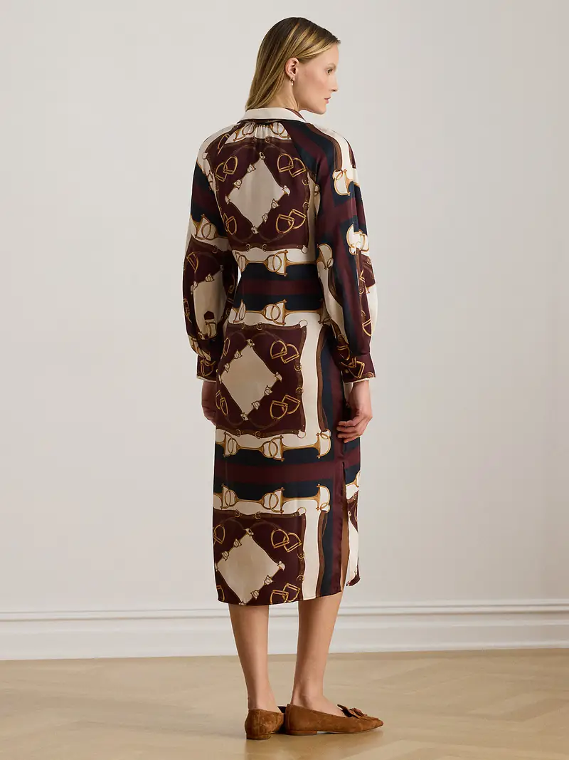 Abito camicia navy / castano / marrone chiaro / bianco miniatura 3