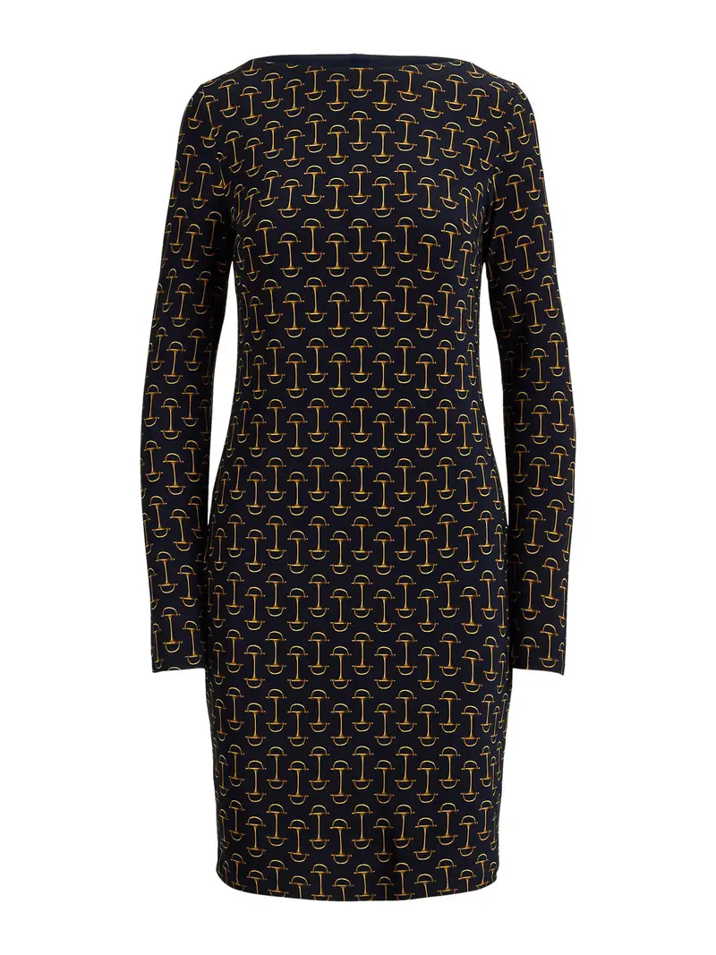 Abito 'CLASSIC' navy / marrone / giallo chiaro