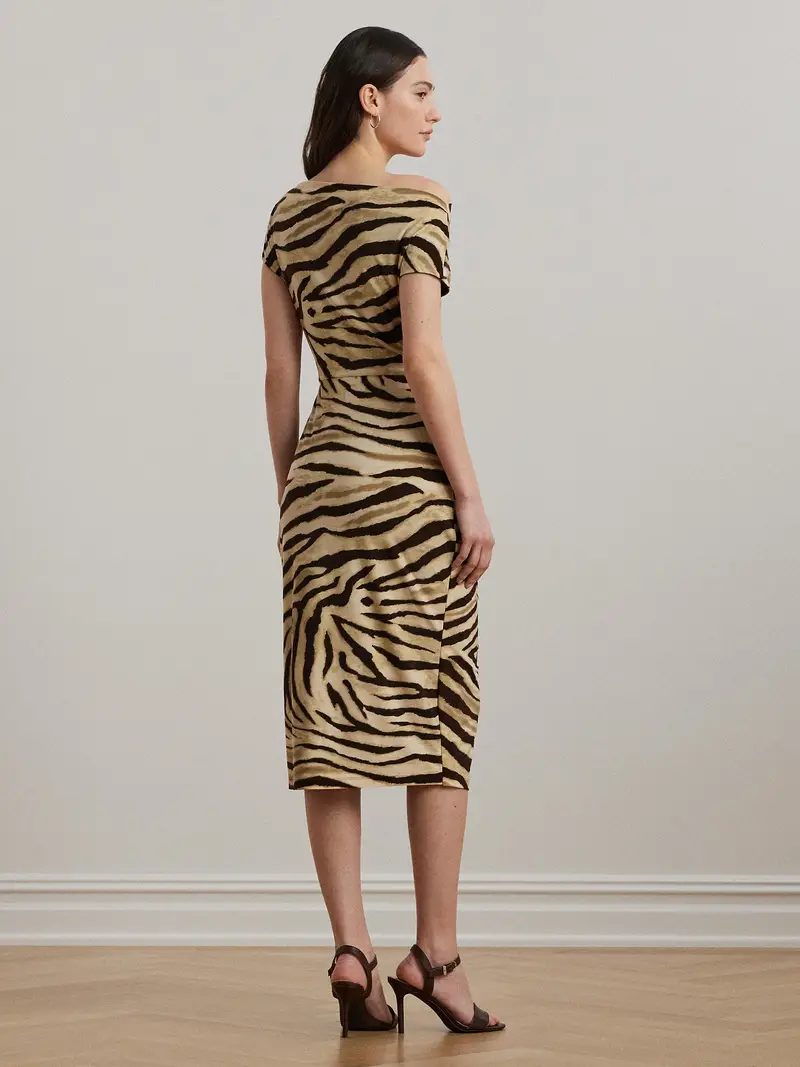 Lauren Ralph Lauren Abito crema / cappuccino / marrone scuro miniatura 2