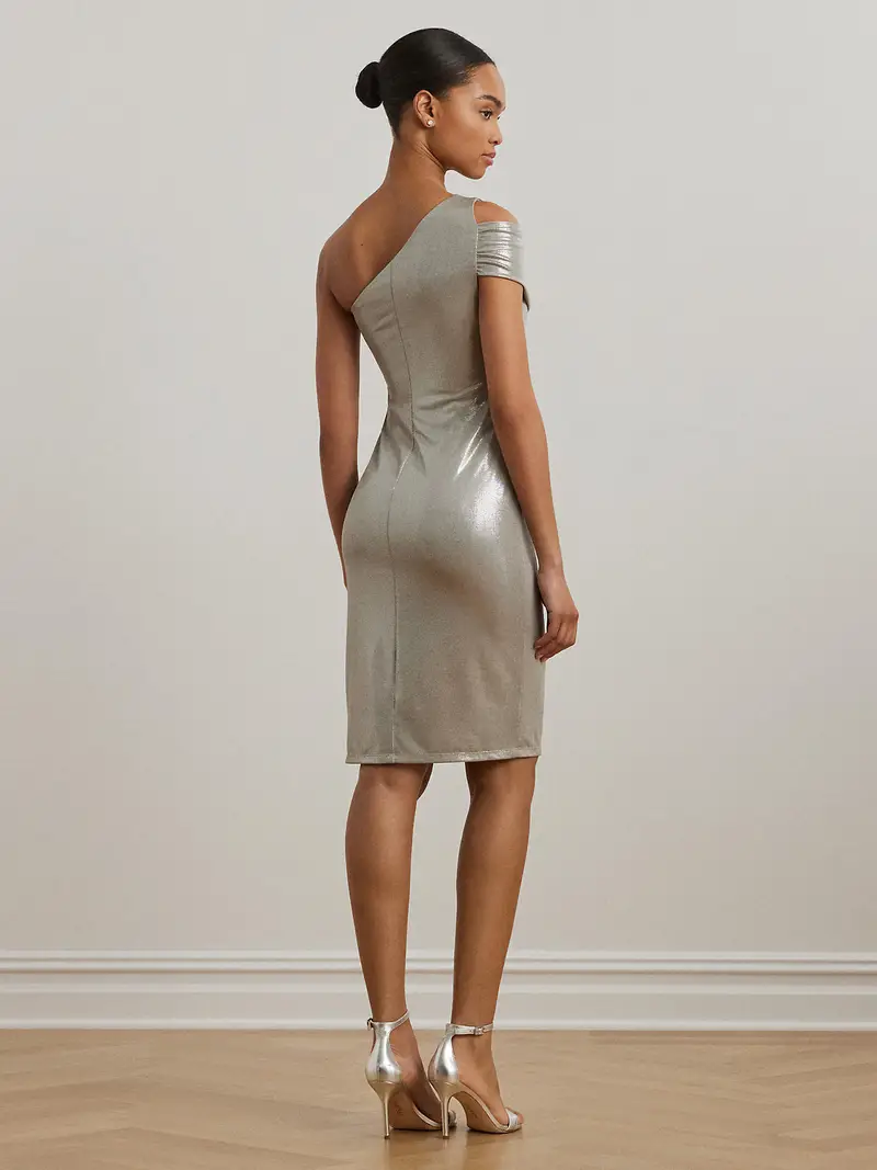 Abito da cocktail argento miniatura 3