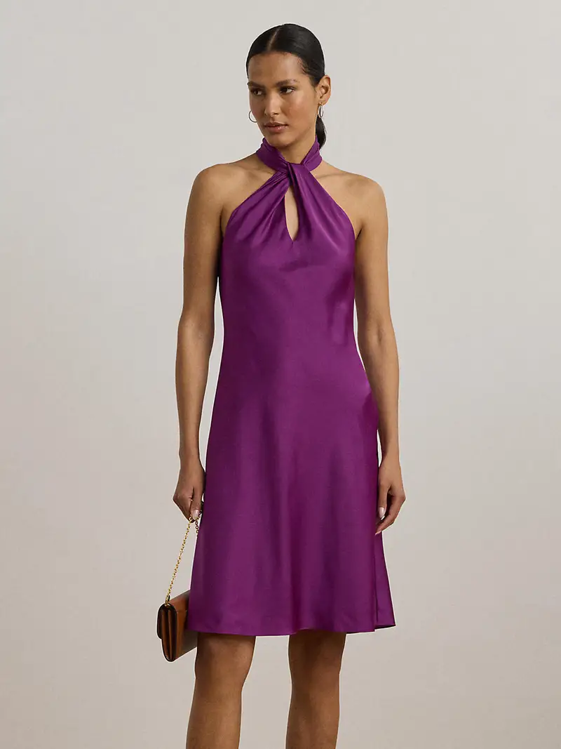 Abito da cocktail lilla miniatura 2