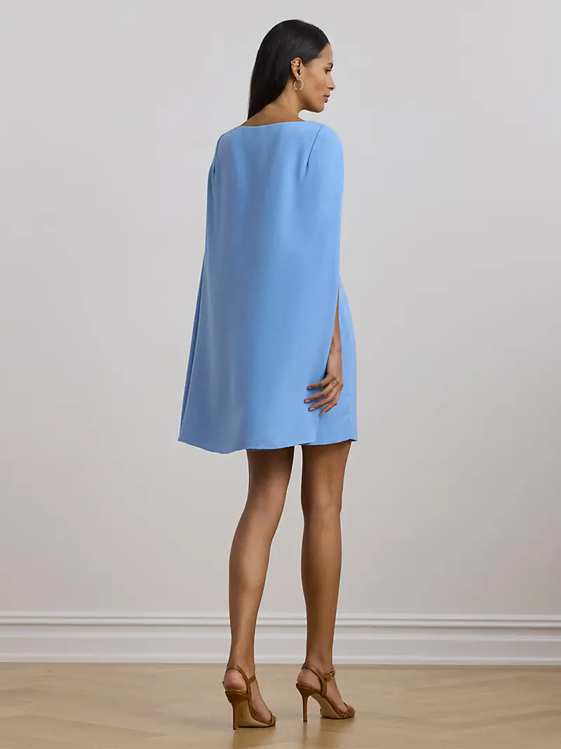 Abito da cocktail PETRA blu colomba miniatura 3