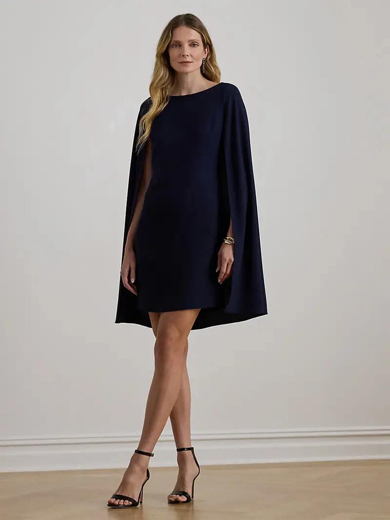 Abito da cocktail PETRA blu scuro miniatura 2