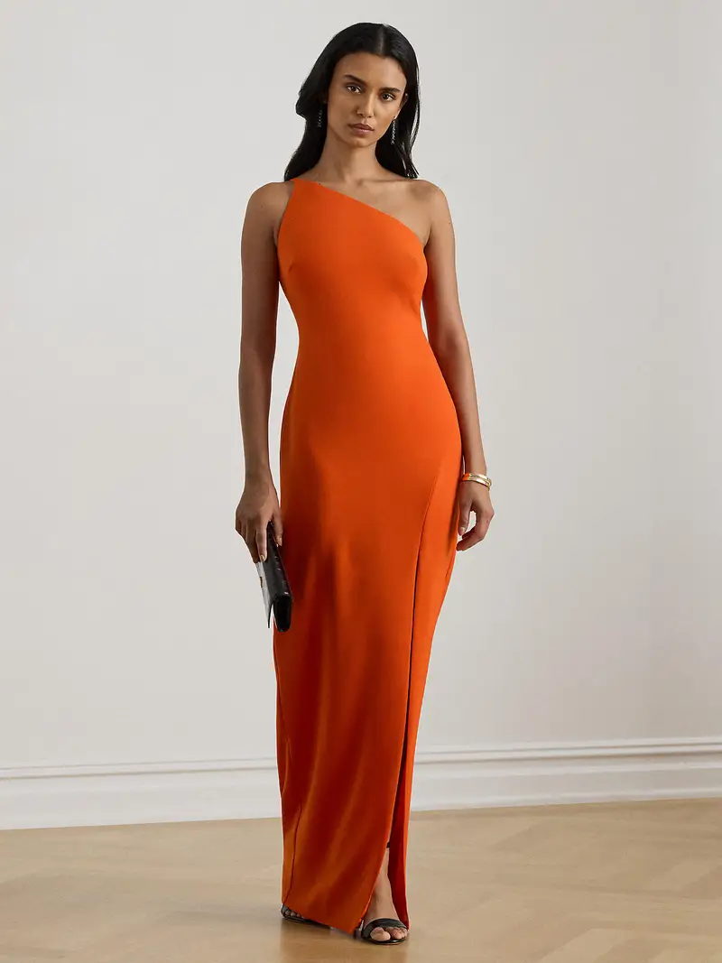 Abito da sera arancione miniatura 2