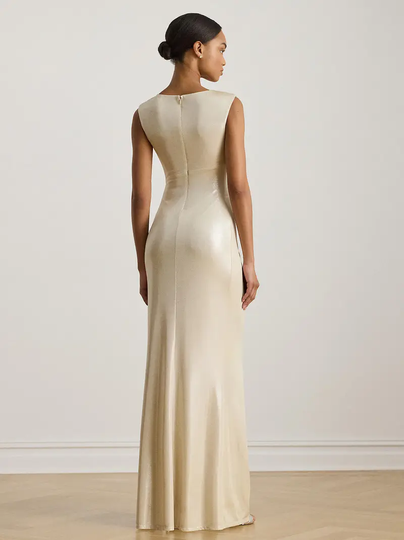 Abito da sera champagne miniatura 3