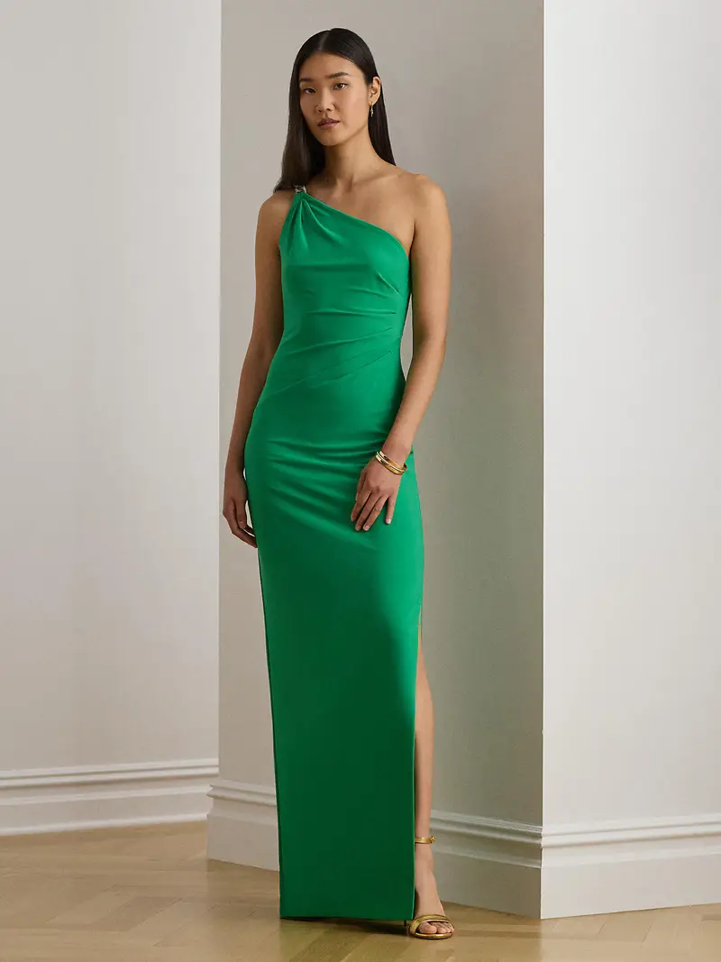 Abito da sera verde miniatura 2