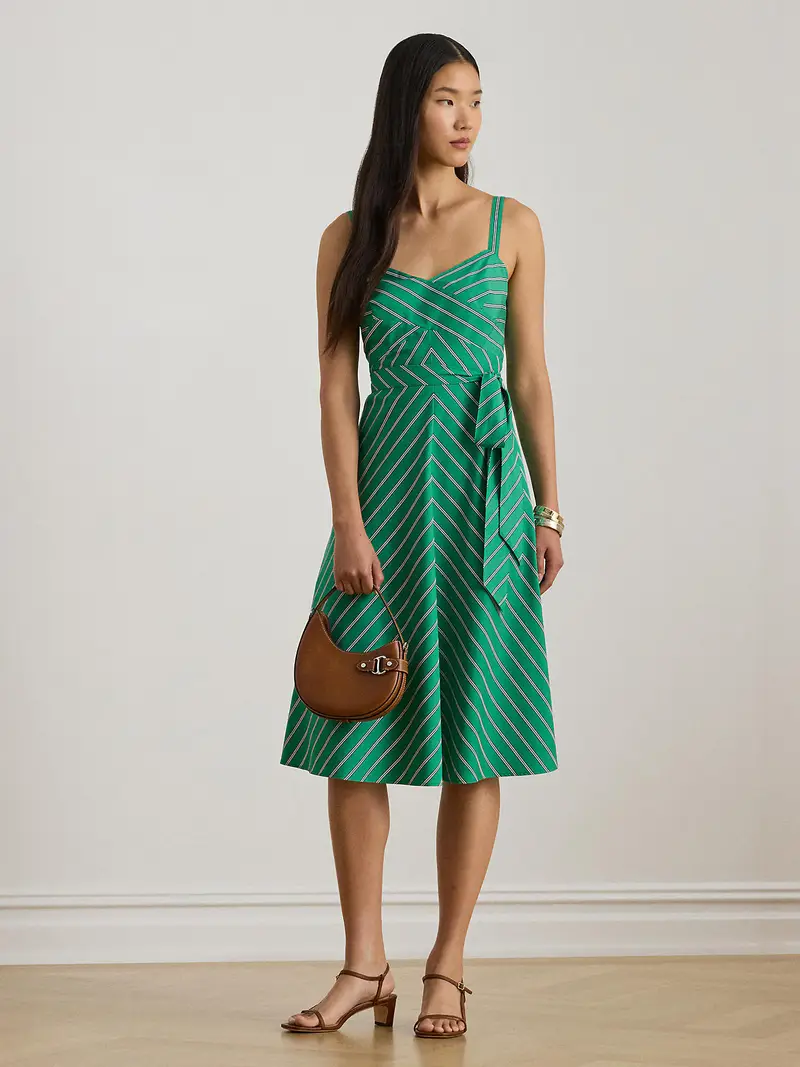 Abito estivo '70S' lime / nero / bianco miniatura 2