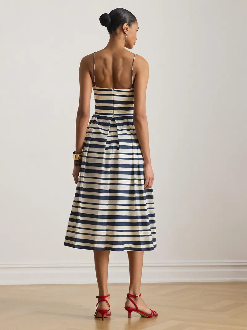 Abito estivo crema / navy miniatura 3