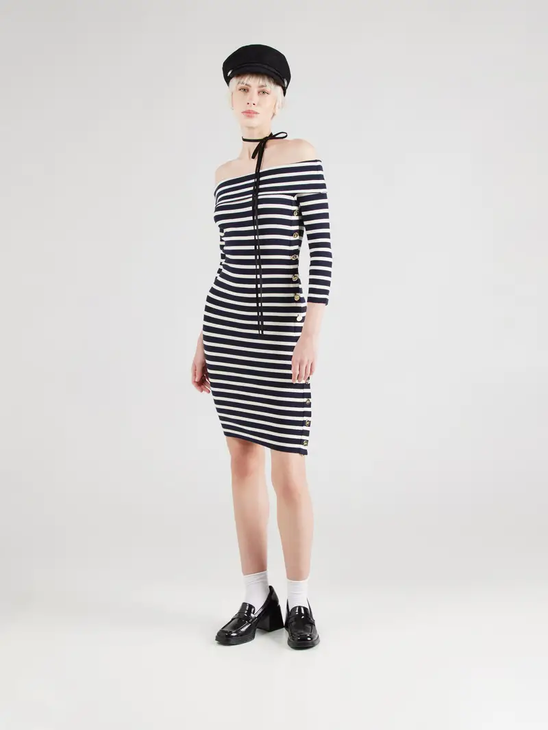 Abito JADRIEN navy / bianco miniatura 2