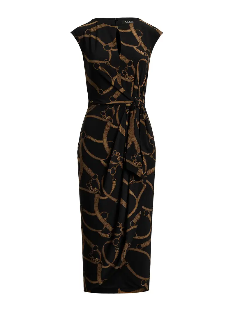 Abito marrone chiaro / nero