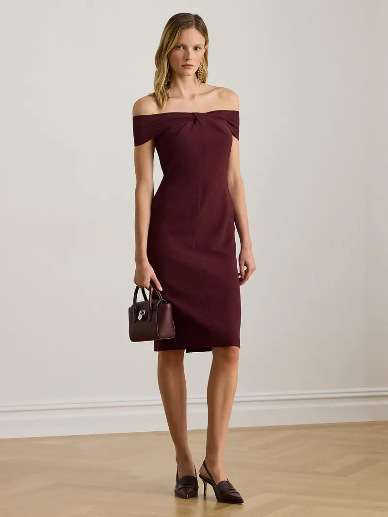 Abito 'TAKOTA' rosso scuro miniatura 2