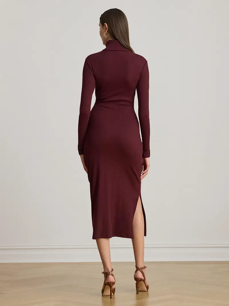 Abito 'VAUREEN' rosso scuro miniatura 3