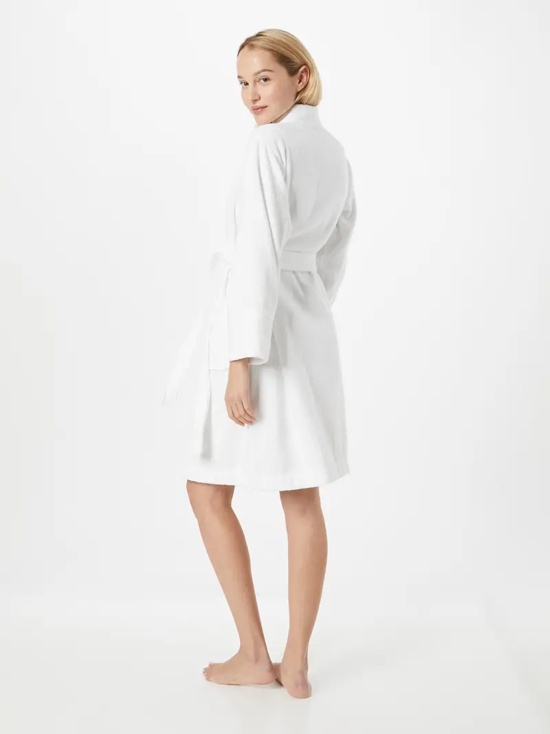 Accappatoio corto bianco miniatura 3