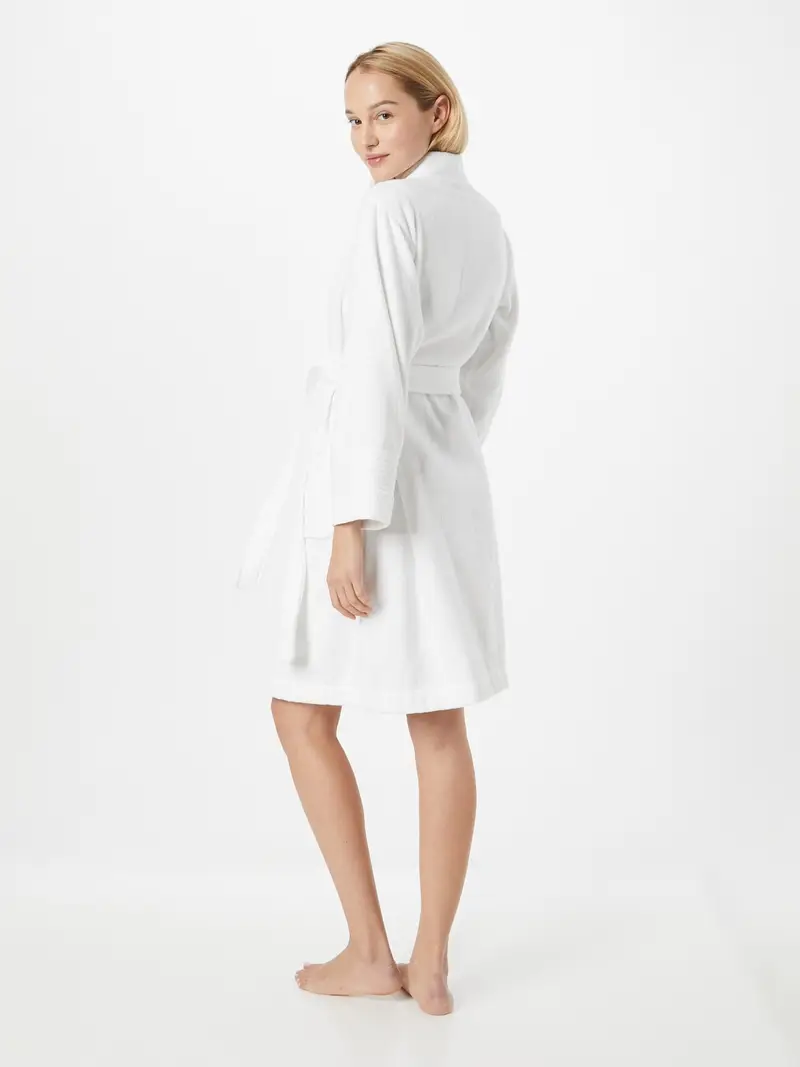 Accappatoio corto bianco miniatura 3
