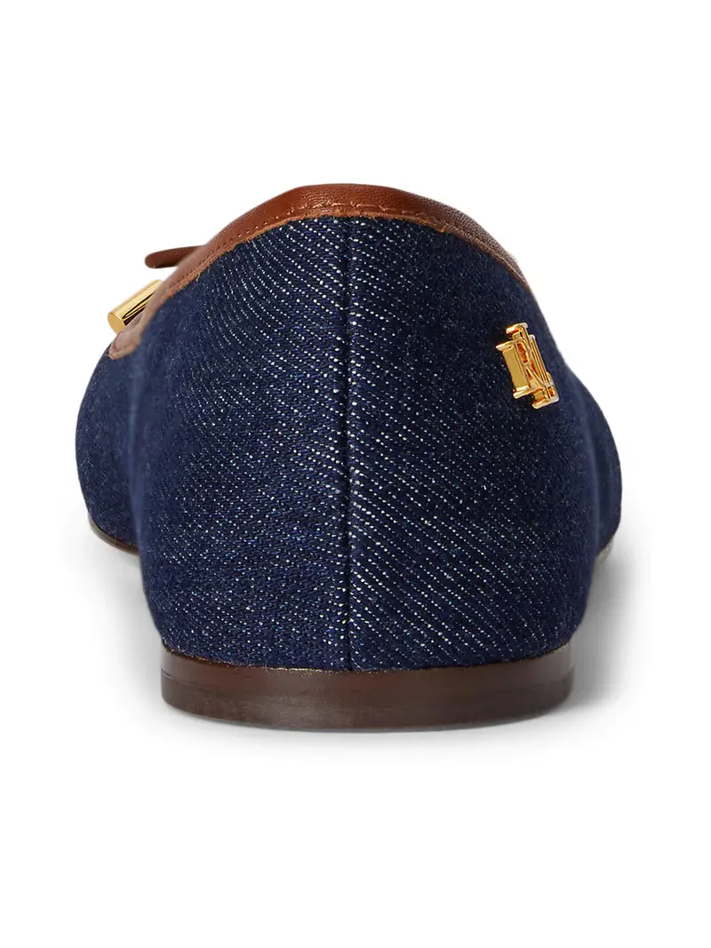 Ballerina 'JAYNA' blu denim miniatura 3