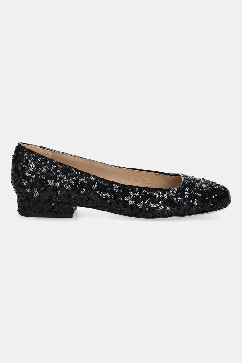 Lauren Ralph Lauren Ballerine Nero 3648070 miniatura 2