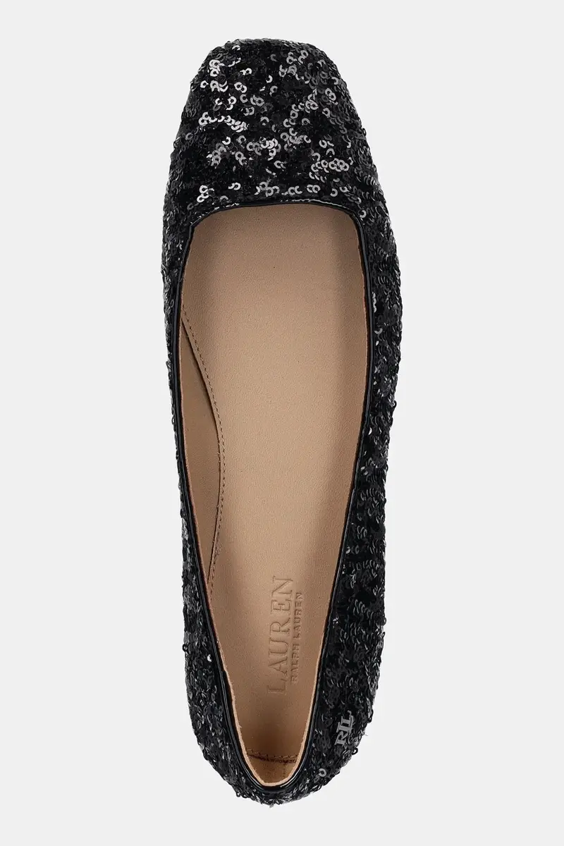 Lauren Ralph Lauren Ballerine Nero 3648070 miniatura 4