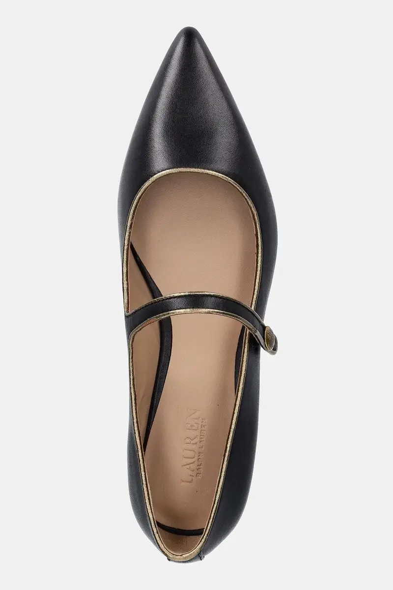 Lauren Ralph Lauren Ballerine Nero 3276088 miniatura 4