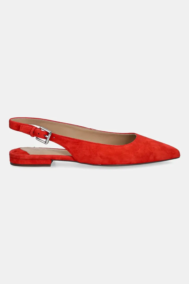 Lauren Ralph Lauren Ballerine Rosso 3276457 miniatura 2