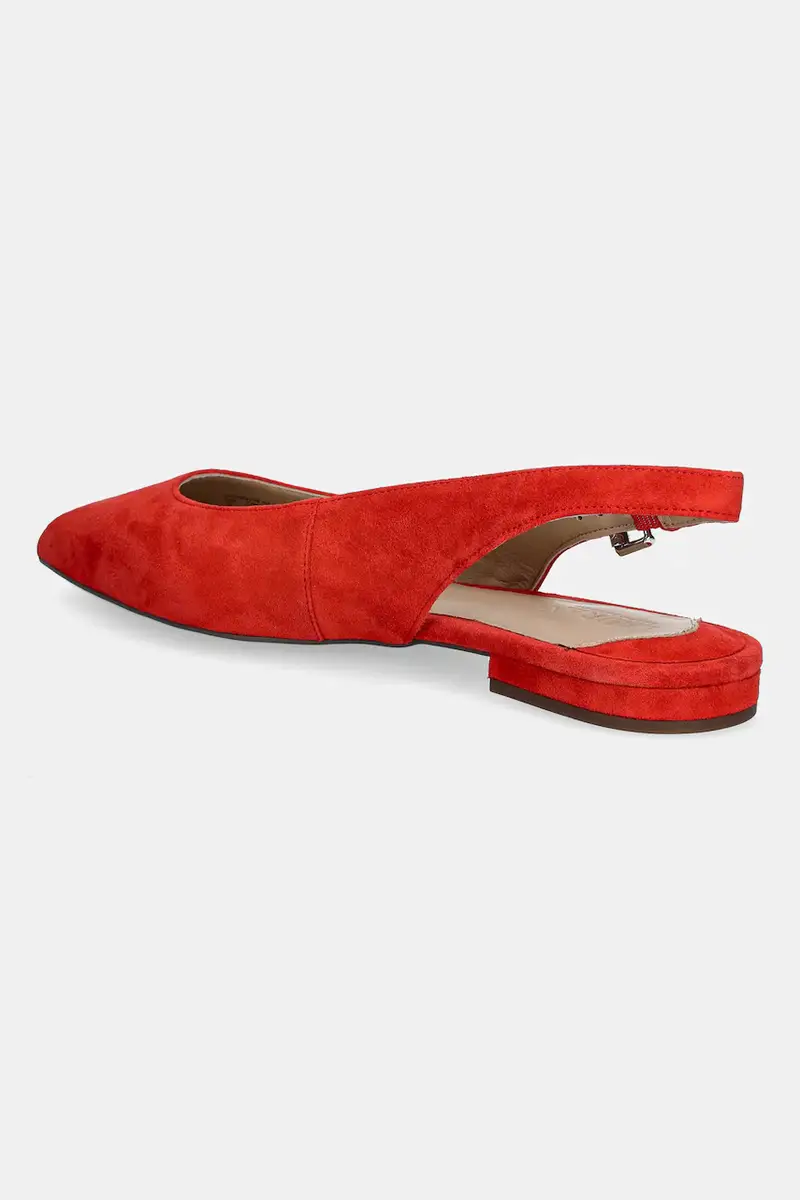 Lauren Ralph Lauren Ballerine Rosso 3276457 miniatura 3