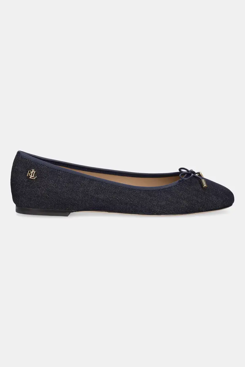 Lauren Ralph Lauren Ballerine Blu 3314172 miniatura 2