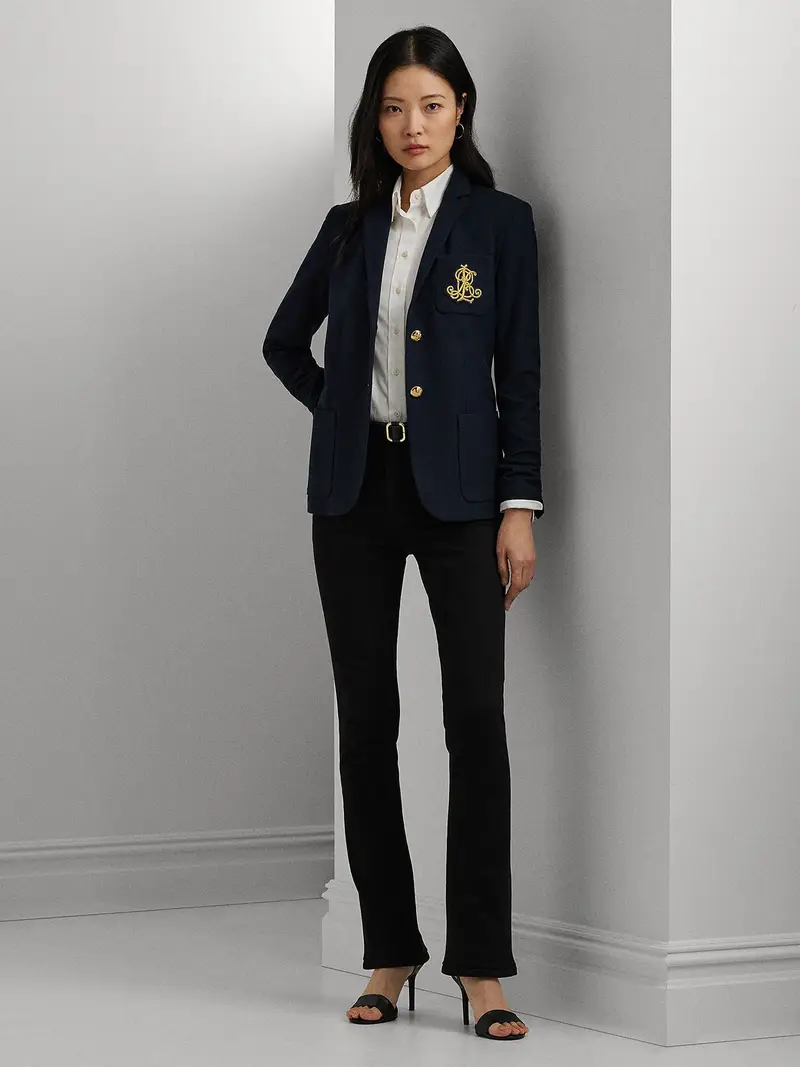 Lauren Ralph Lauren Blazer Oro 1976710 miniatura 3