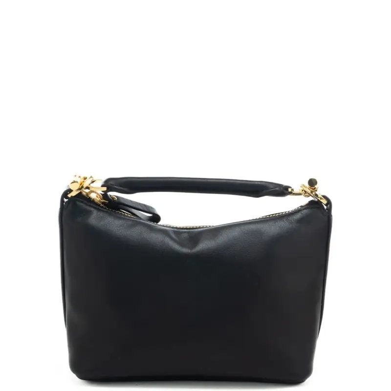 borsa a mano da donna con tracolla in dotazione nera