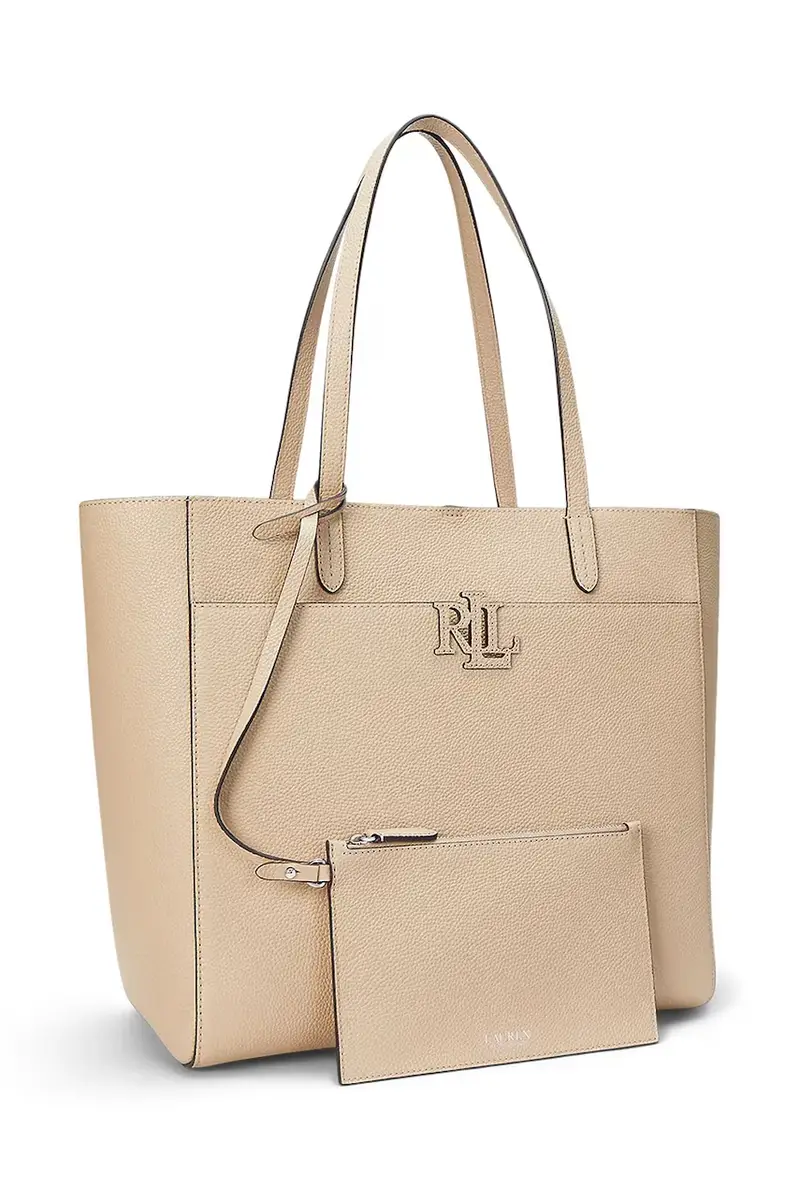 Lauren Ralph Lauren Borsa a mano Beige 3121401 miniatura 2