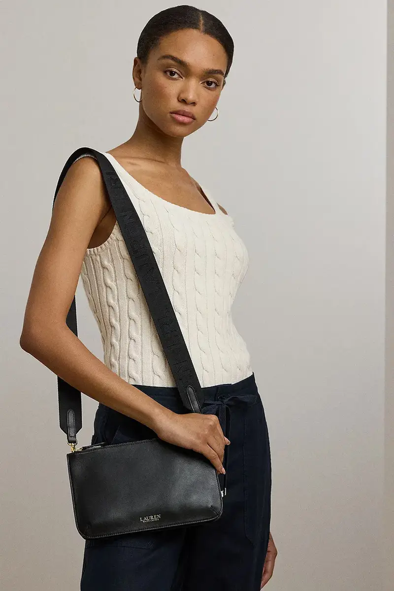 Lauren Ralph Lauren Borsa a mano Nero 3636780 miniatura 5