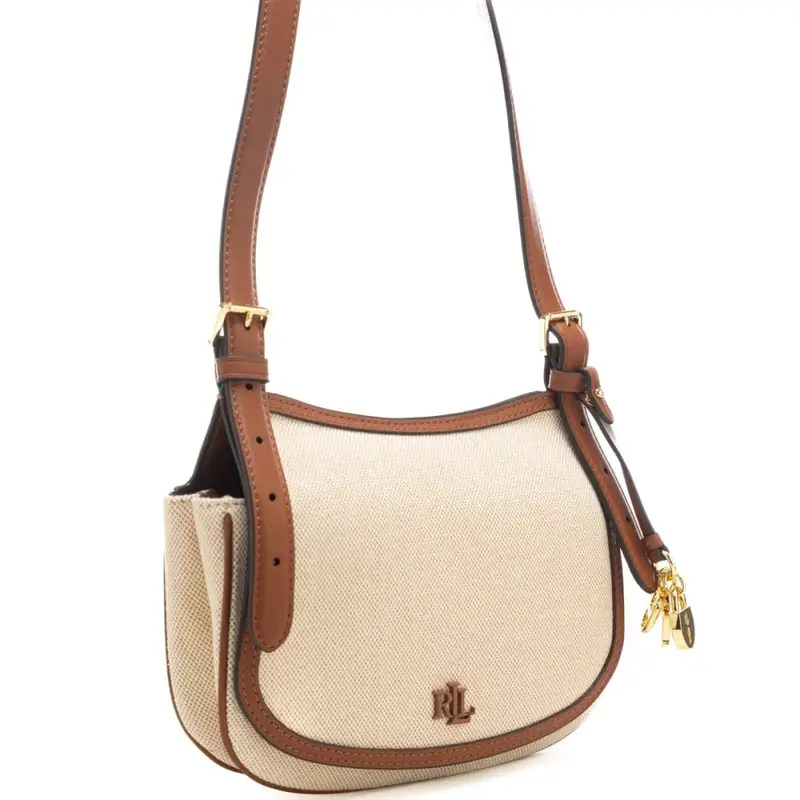 Lauren Ralph Lauren Borsa a tracolla Donna Beige 4292840 miniatura 2
