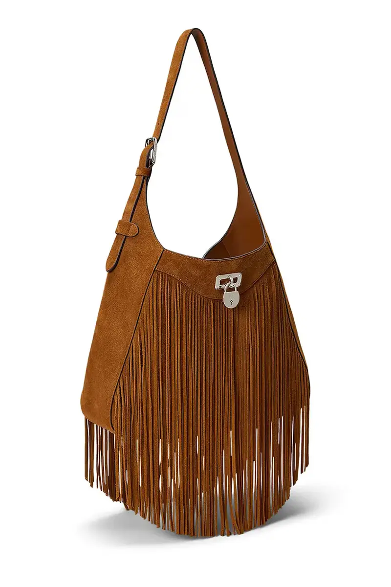 borsa in pelle scamosciata colore marrone 431980172 miniatura 2