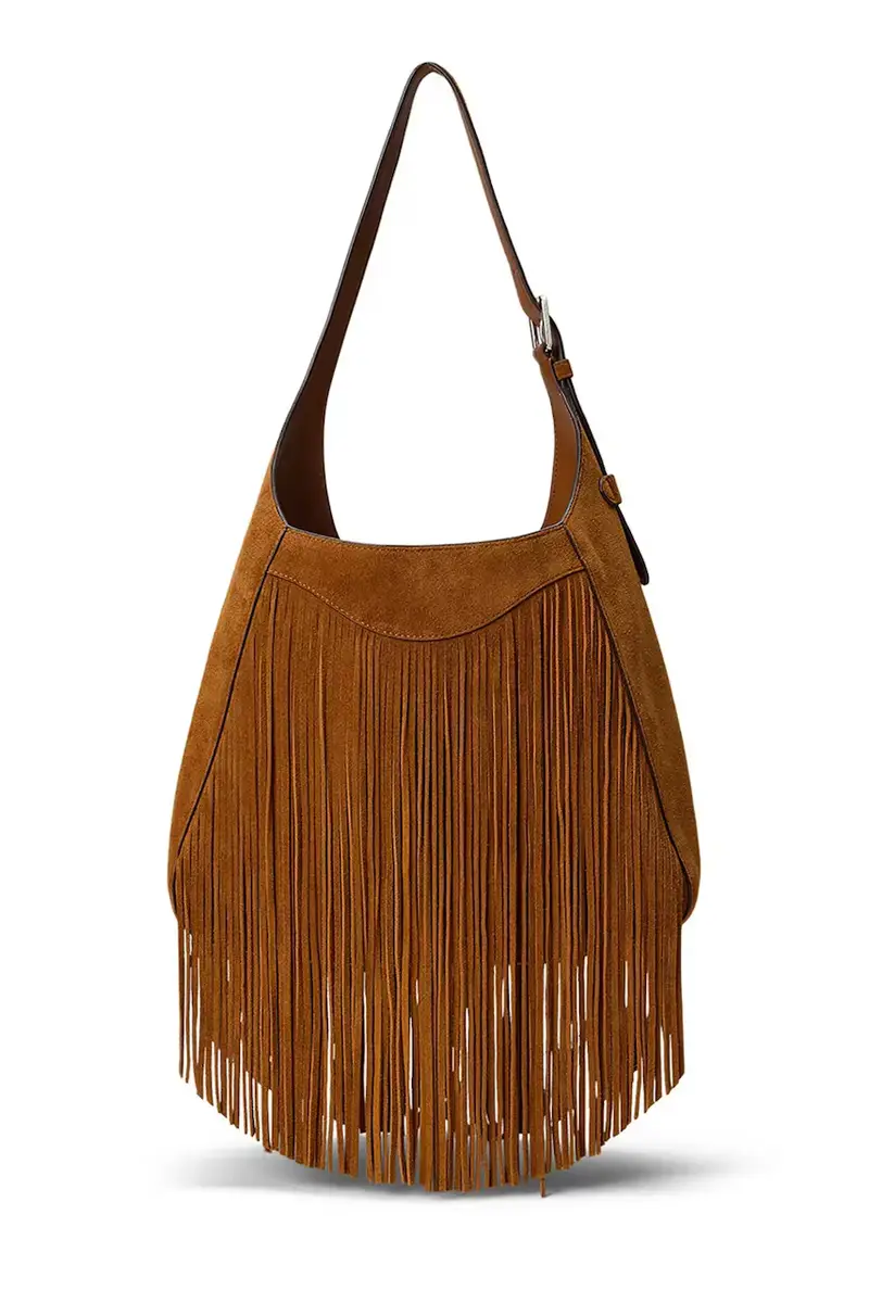 borsa in pelle scamosciata colore marrone 431980172 miniatura 3