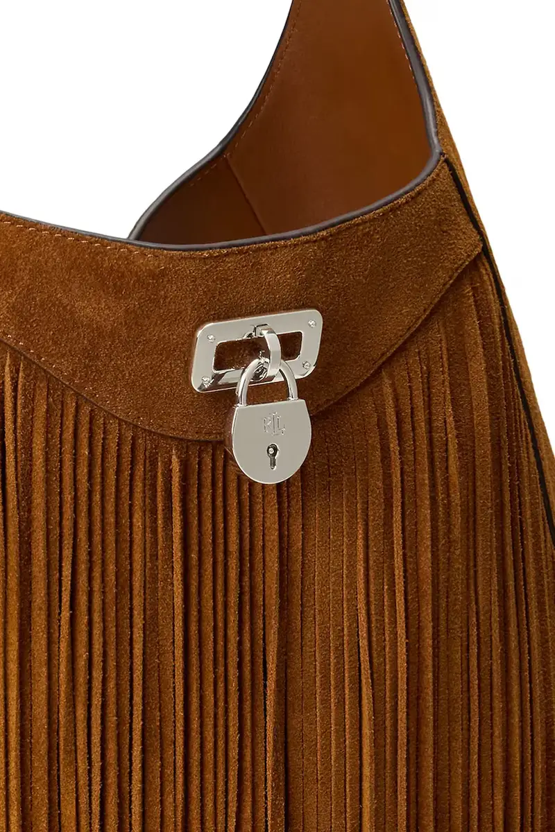 borsa in pelle scamosciata colore marrone 431980172 miniatura 5