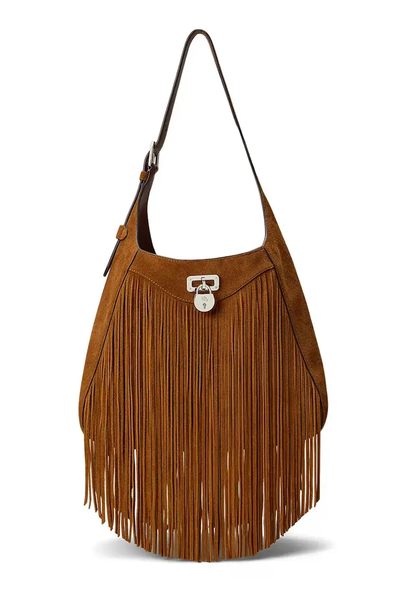 borsa in pelle scamosciata colore marrone 431980172