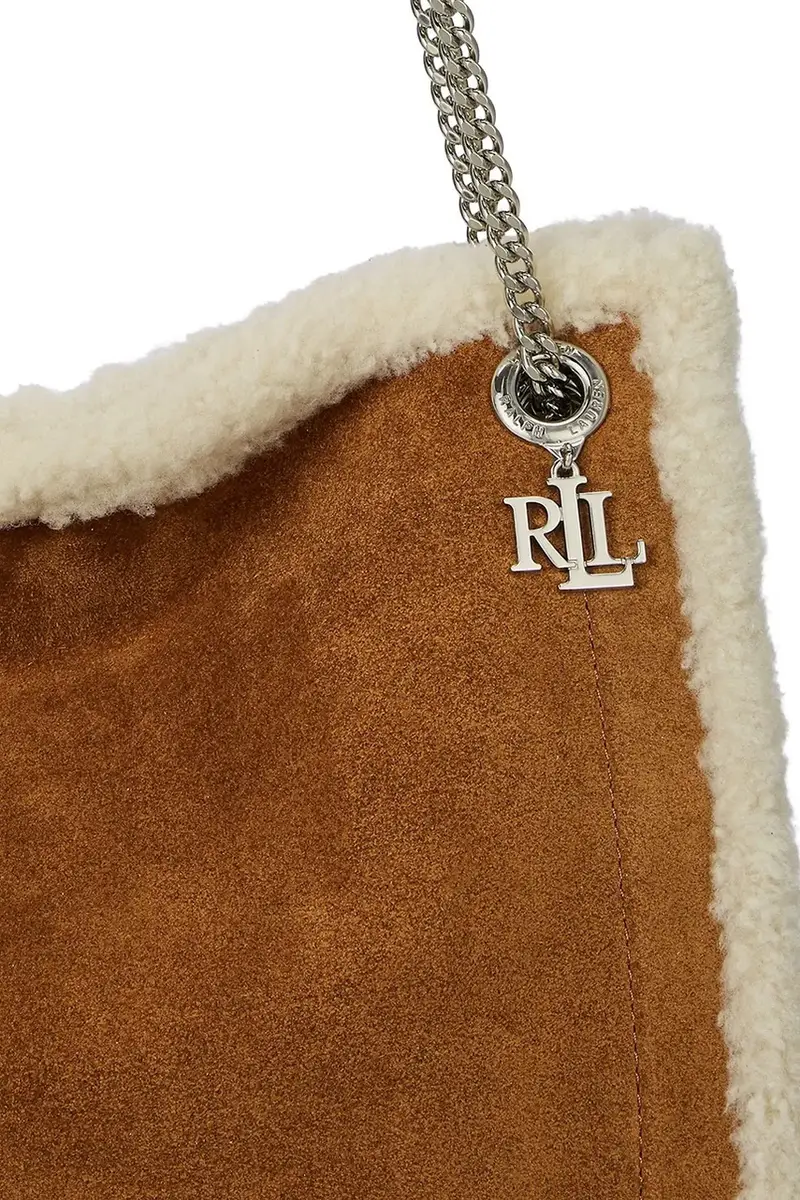 borsa in pelle scamosciata colore marrone 431980182 miniatura 5