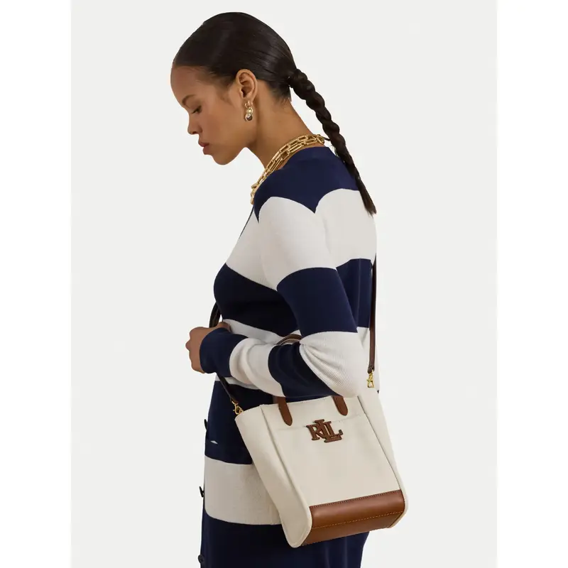 Borsetta LAUREN RALPH LAUREN 431982235003 Écru Écru