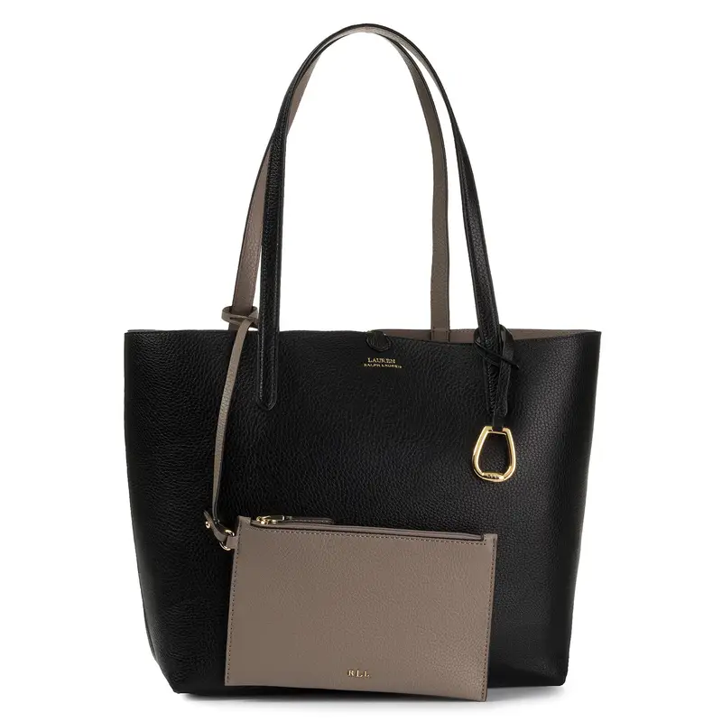 Borsetta Lauren Ralph Lauren Rvrsble Tote 431795329001 Nero