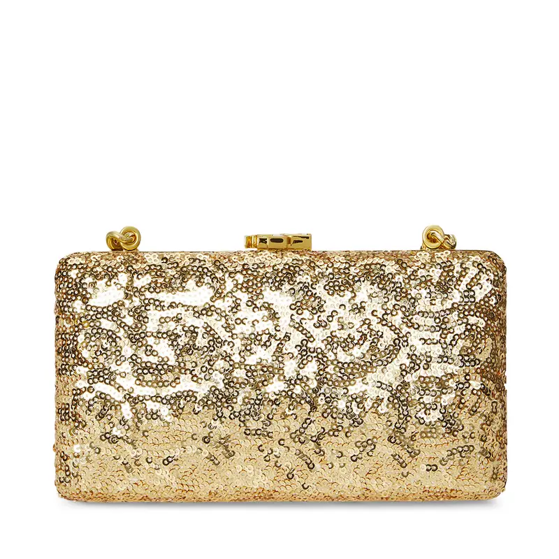Borsetta LAUREN RALPH LAUREN Sequined Small Franki 431980356002 Oro