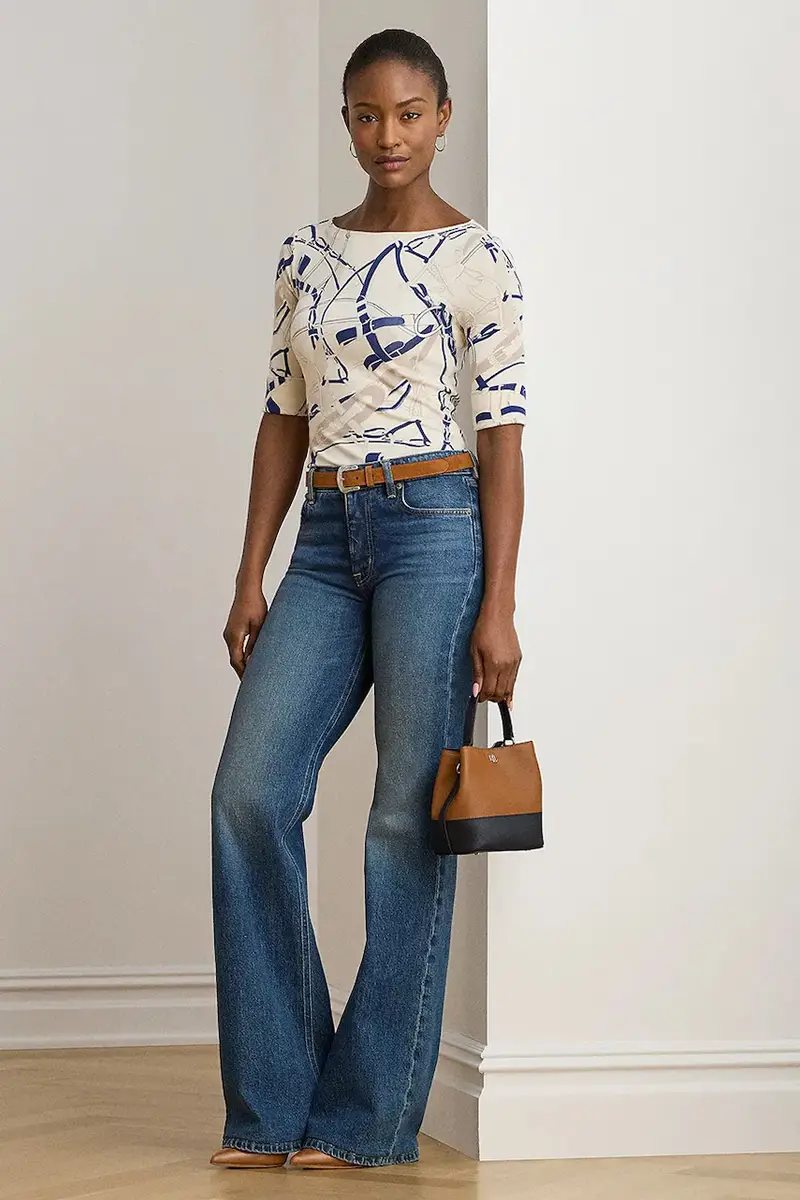 camicetta donna colore beige 200P02003 miniatura 3