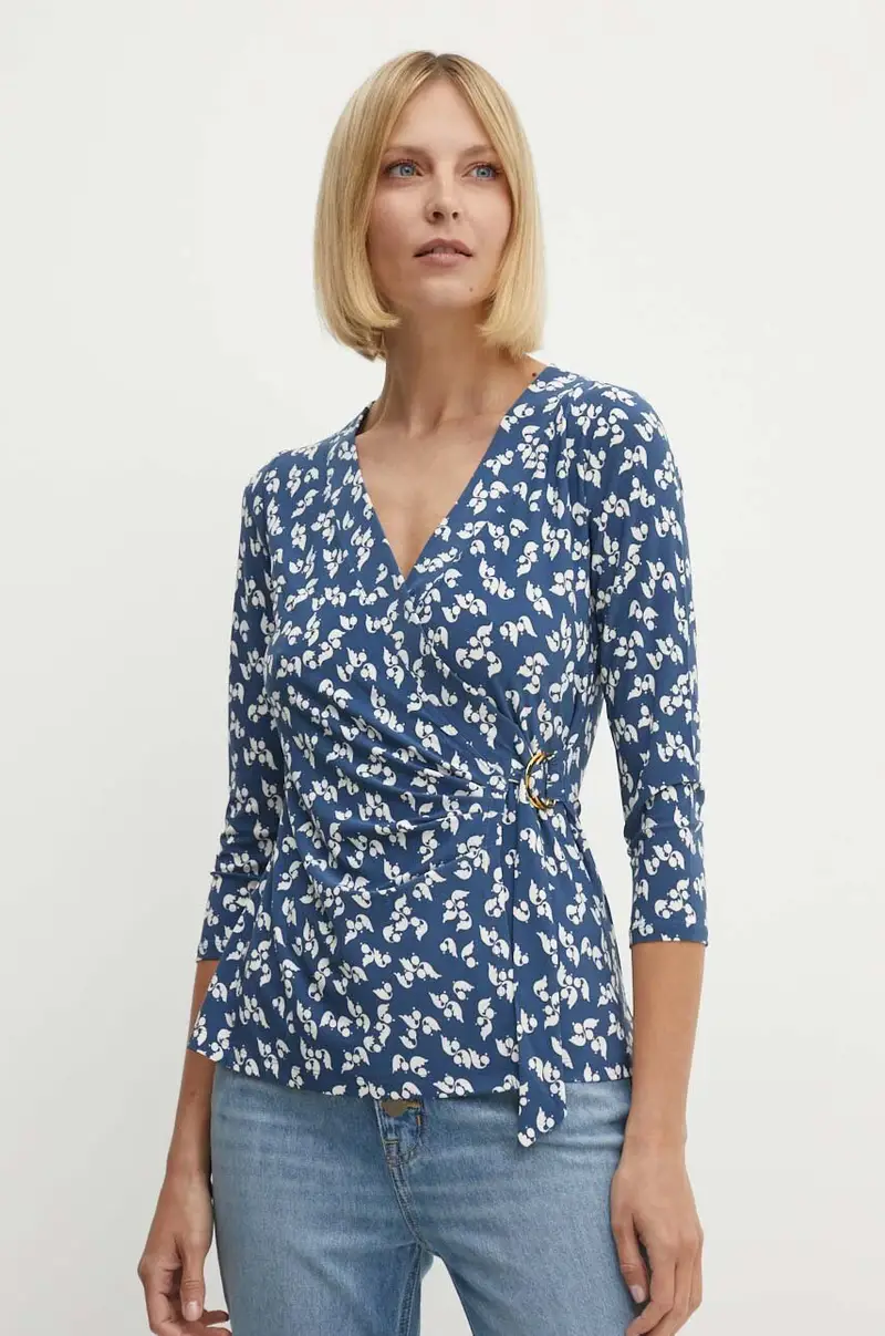 camicetta donna colore blu 200933357