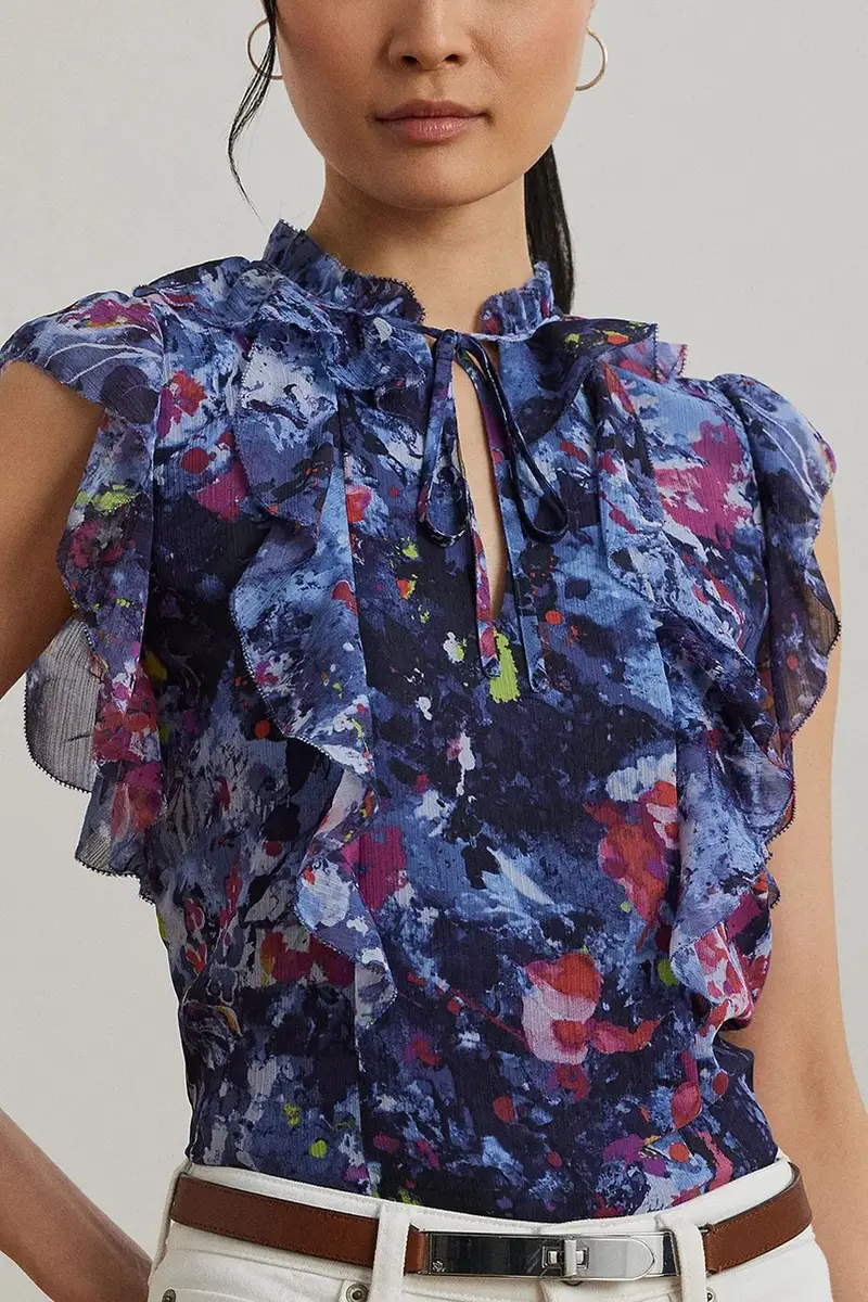 camicetta donna colore blu 200970718 miniatura 4