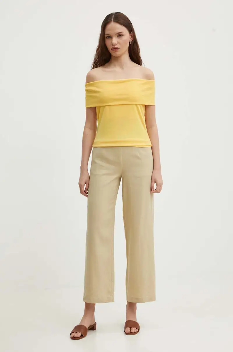 camicetta donna colore giallo miniatura 2