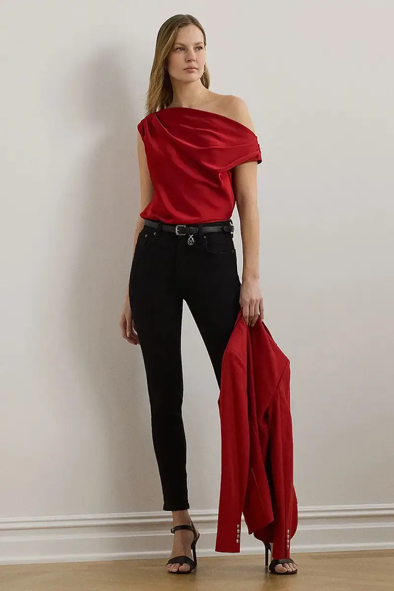 camicetta donna colore rosa 200951231 Rosso miniatura 3