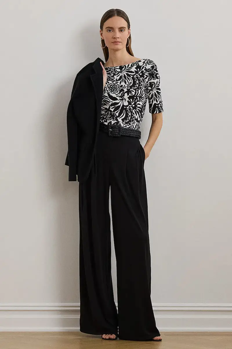 camicetta in cotone colore nero 200963940 miniatura 3