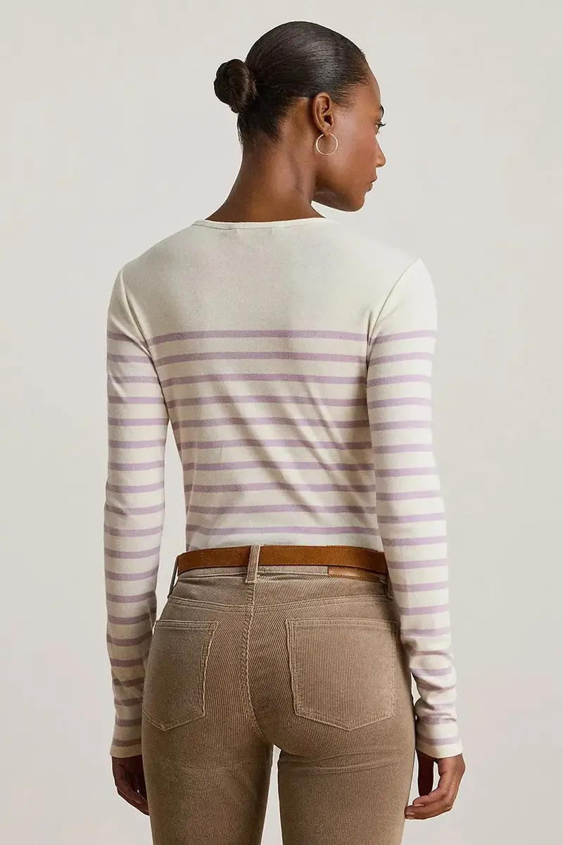 camicetta in cotone donna colore beige 200980046 miniatura 2