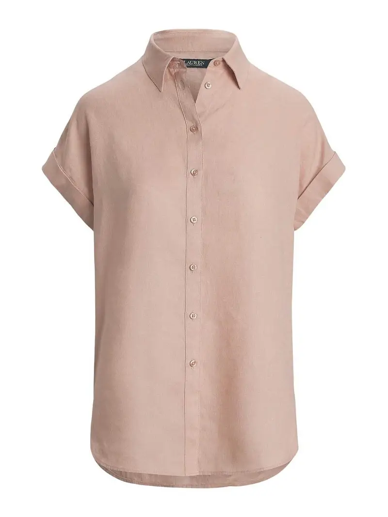Camicia a maniche corte broono Rosa