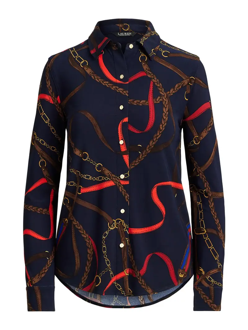 Camicia da donna CLASSIC blu / navy / marrone / rosso chiaro