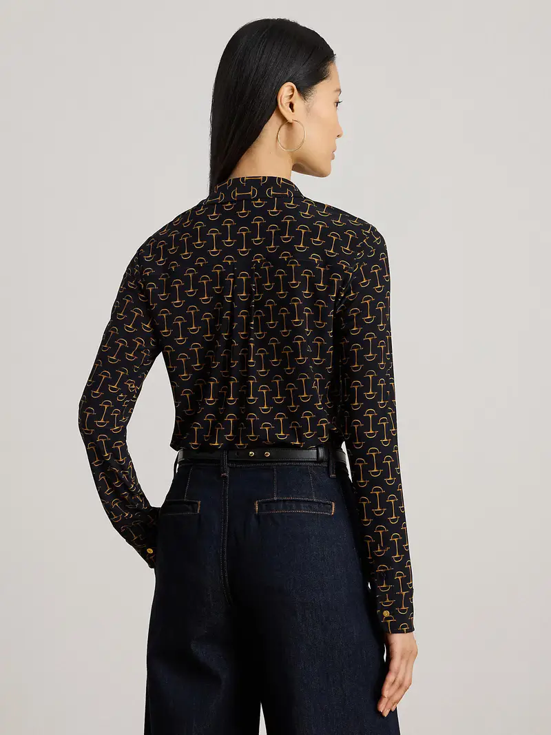 Camicia da donna 'CLASSIC' navy / oro miniatura 3